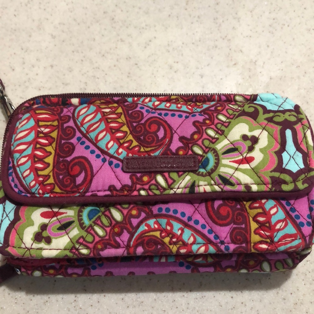 Vera Bradley phone holder and clutch